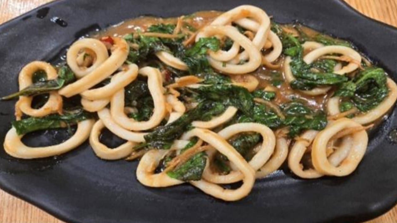 3 Cup Squid 三杯魷魚.