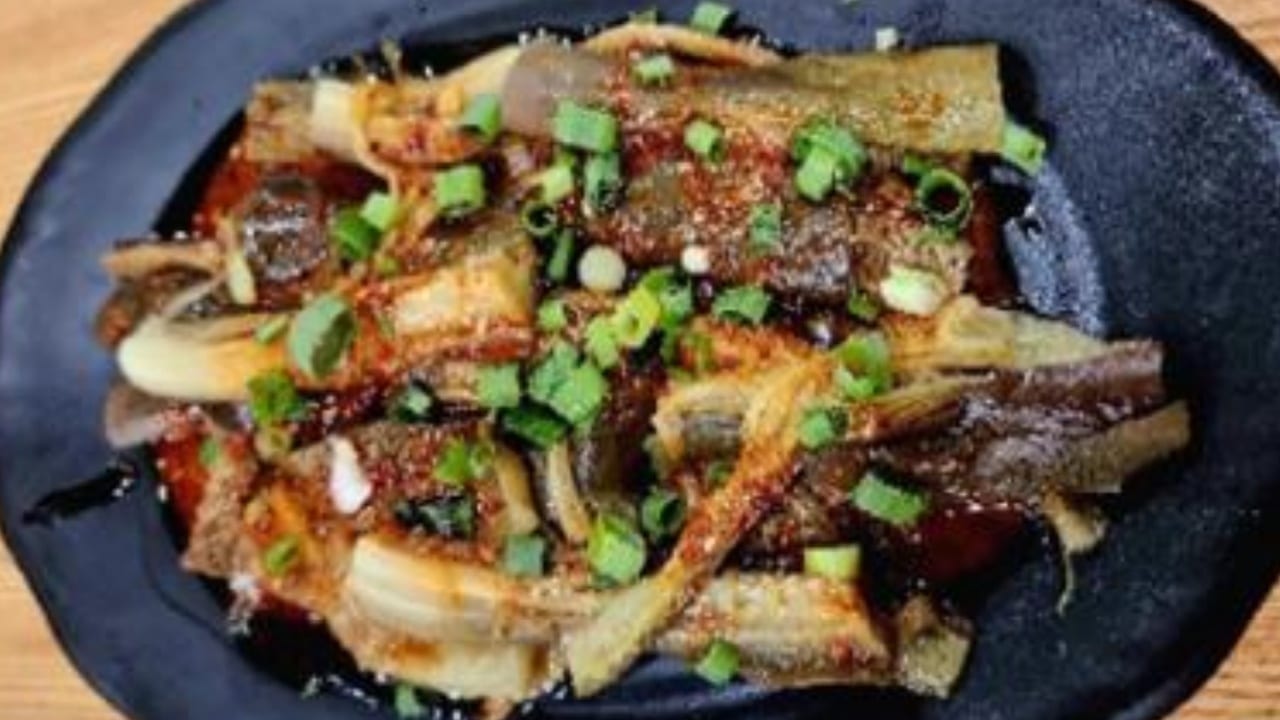 Spicy Sauce Eggplant 凉拌茄子.